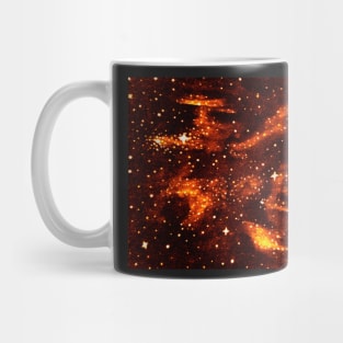 Simple Golden Brown Galaxy Mug